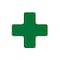 5S Supplies 5S Corner Markers, 2 in W., 6 in L., 0.003 in Thickness, 25 PK VSX-ROUND-GREEN - alternate 1